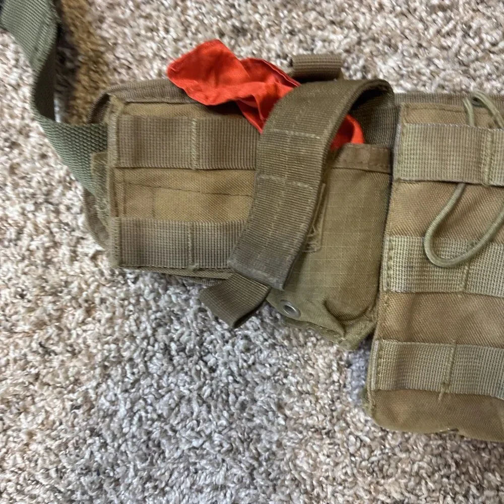 5.11 Tactical Padded MOLLE Battle Belt Holster Air soft Full Setup Medium Buckle